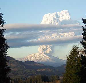 Mount St. Helens Eruption March 8, 2005