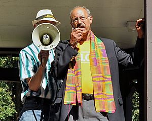 Rev. Bill Skinford at the "Rally to Remember"