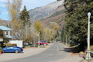 View north up Redstone Boulevard