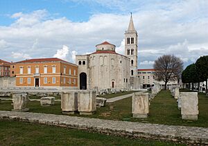 Roman forum zadar croatia