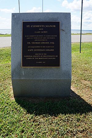 St Clement's Manor plaque