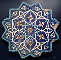 Star-shaped tile V&A C.747-1909