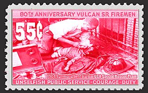 Vulcan member rescue Red 55¢