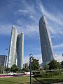 ADIA Tower and The Landmark in Abu Dhabi