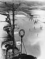 Aft flight deck of the Japanese aircraft carrier Junyō at Sasebo, Japan, 19 October 1945 (SC 218542)