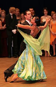 Ballroom dance exhibition