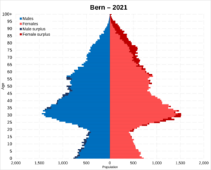 Bern population pyramid