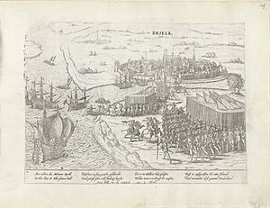 Capture of Brielle, April 1 1572 (Frans Hogenberg)