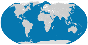 A world map shows killer whales are found throughout every ocean, except parts of the Arctic. They are also absent from the Black and Baltic seas.