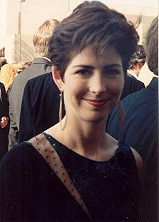 DanaDelanyatEmmyAwards1991