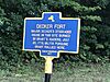 Decker Fort historic marker on Neversink Drive re 1779 attack.jpg