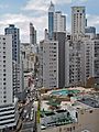 Edifícios na Avenida Brasil, Balneário Camboriú SC