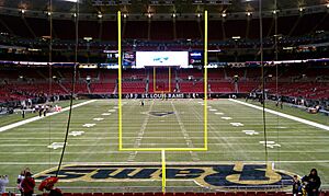 Edward Jones Dome endzone view