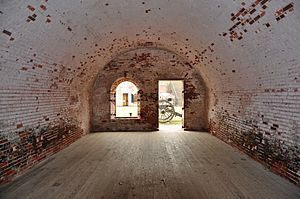 Fort Macon empty casement