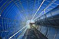 Inside an enclosed CSP Trough