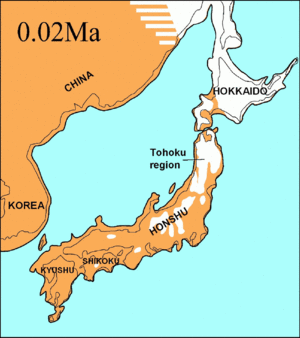 Japan glaciation