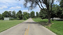 Junction of Black Run Road and Shady Glen Road in Knockemstiff, Ohio