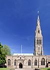 Leicester Cathedral panorama