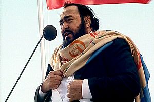 Luciano Pavarotti in Saint Petersburg