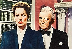 Maureen O'Hara Claude Rains from Lisbon lobby card