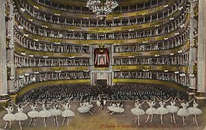 Milano Teatro alla Scala Postkarte 001