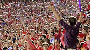 SMU football fans