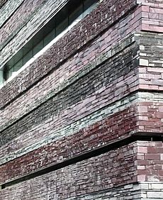 Slate cladding of the Wales Millennium Centre