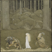 The Princess and the Trolls (John Bauer) - Nationalmuseum - 24305