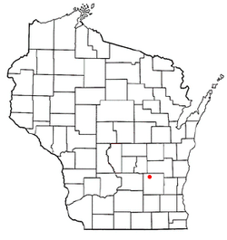 Location of Trenton, Wisconsin