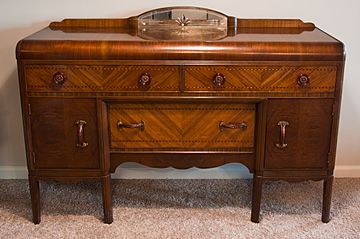 Waterfall buffet table