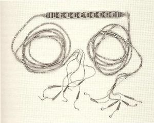 American Indian Slave Halter. Eighteenth Century, Great Lakes Region. Colonial Williamsburg Collection, 1996-816. Courtesy The Colonial Williamsburg Foundation