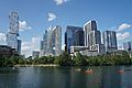 Austin August 2019 19 (skyline and Lady Bird Lake)