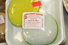 Bánh Bò Màu rice cake