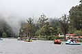 Boating in Kodaikanal Lake with Mist