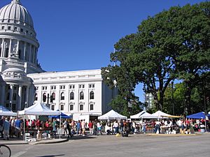 Dane county farmers market