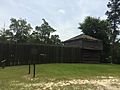 Exterior of Fort Mitchell stockade