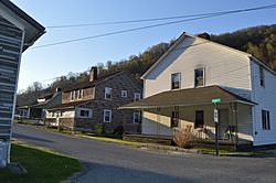 Houses at Lynch's western end