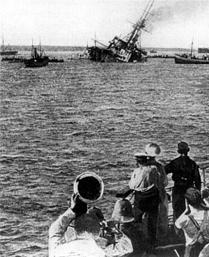 HMS Majestic sinking 27 May 1915