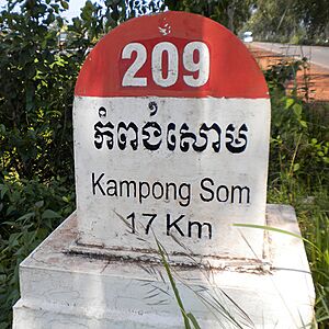 Mile stone Sihanoukville