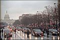 Presidential motorcade inaugural 2001