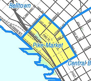 Seattle Pike-Market map