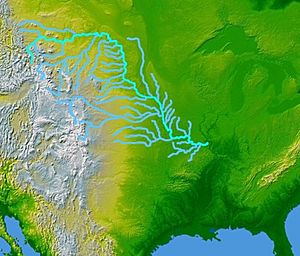 Wpdms nasa topo missouri river