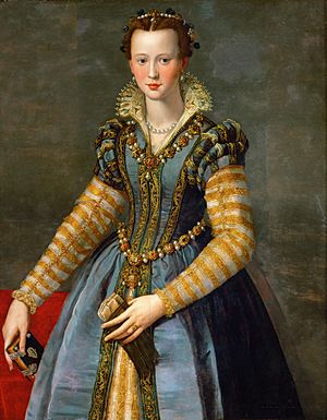 Alessandro Allori, Eleonora ('Dianora') di Don Garzia di Toledo di Pietro de'Medici, circa 1571.