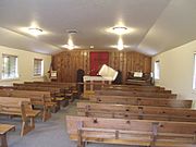 Cave Creek-First Church of Cave Creek-inside-1948