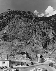 Cheyenne Mountain NORAD entrance 1968