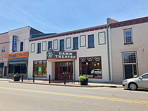 The Damm Theatre in Downtown Osgood