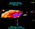 Donna 1960 Puerto Rico rainfall