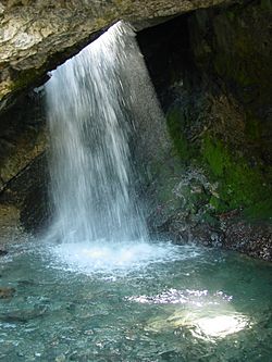 Donut falls in utah