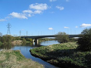 Fairham Brook entering the Trent - geograph.org.uk - 753466.jpg