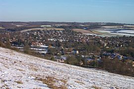 Goring Gap in winter